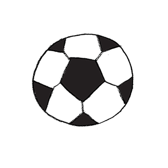 Illustration of a soccerball