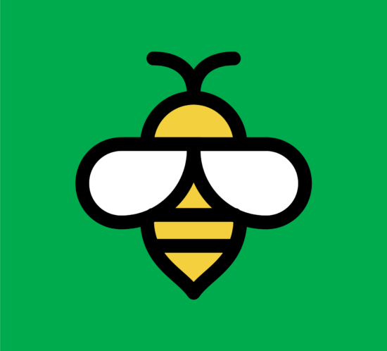 Bee illustration icon